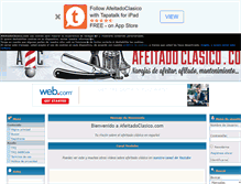 Tablet Screenshot of afeitadoclasico.com